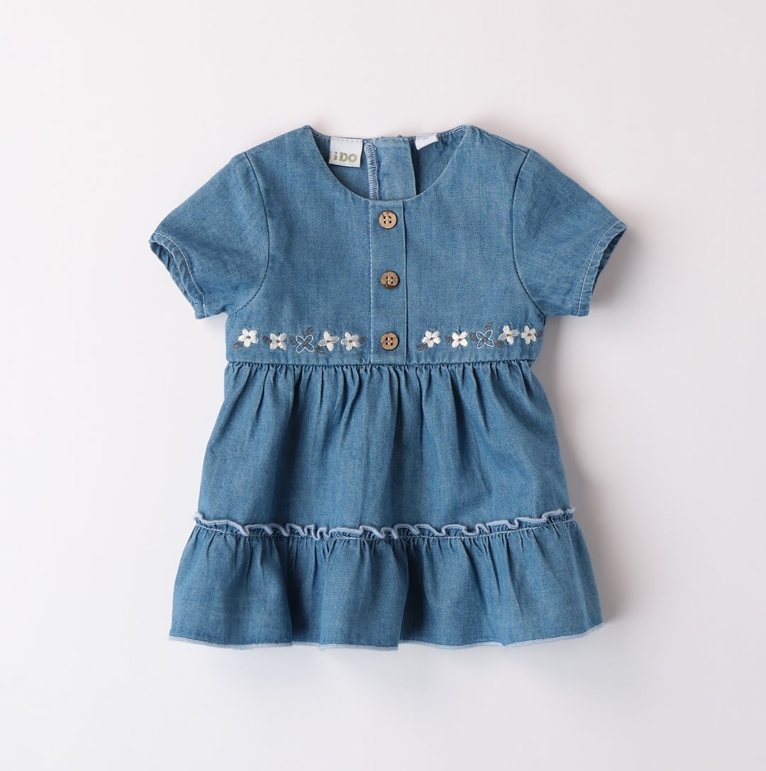 Abito denim neonata