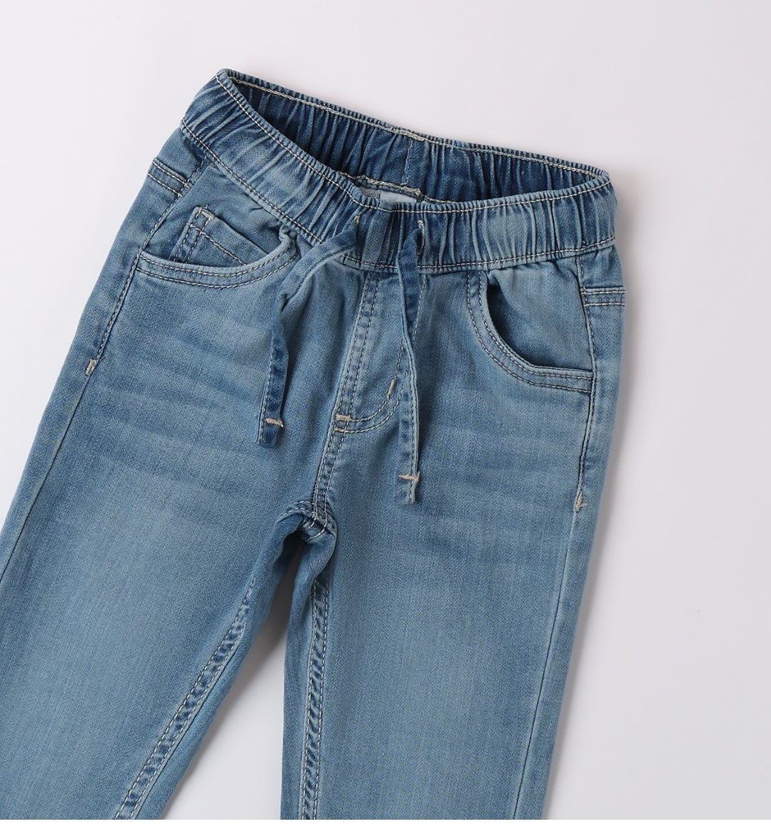 Jeans con elastico bimbo