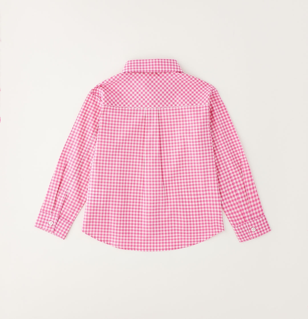 Camicia a quadri bambina
