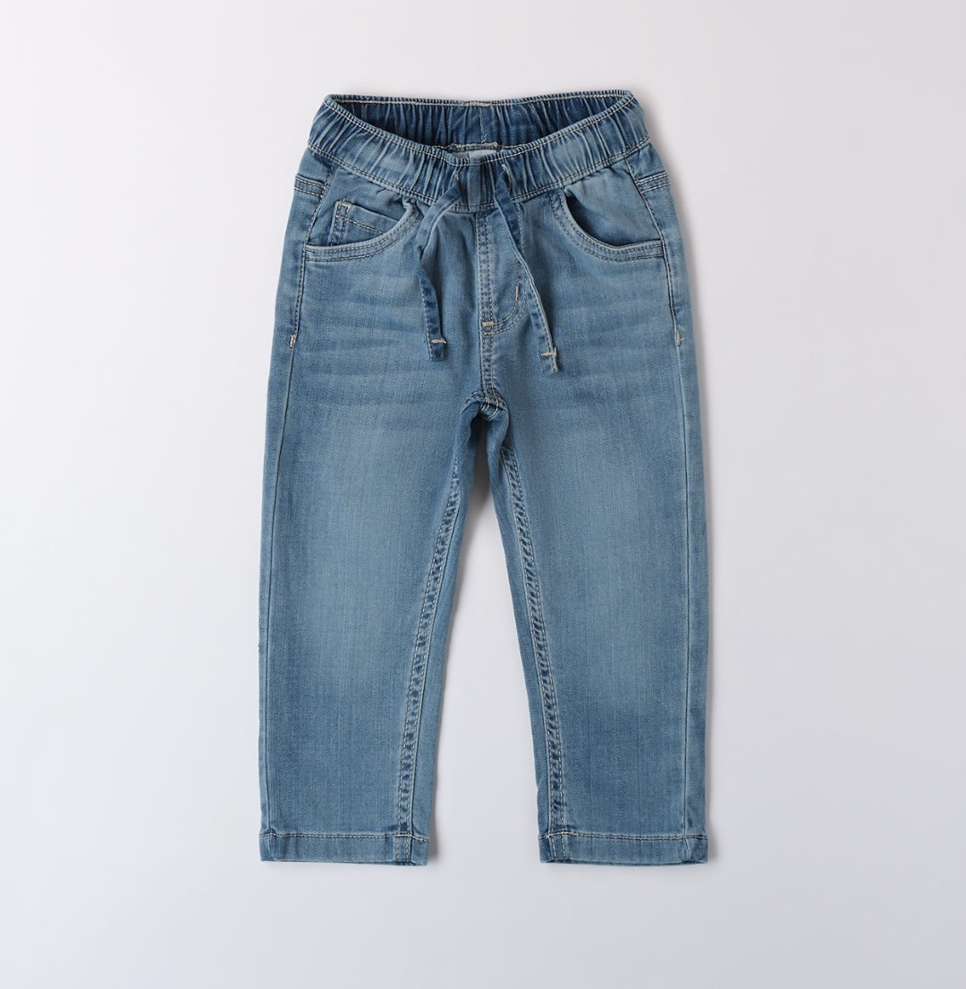 Jeans con elastico bimbo