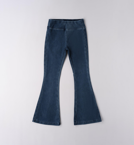 Leggings ragazza denim