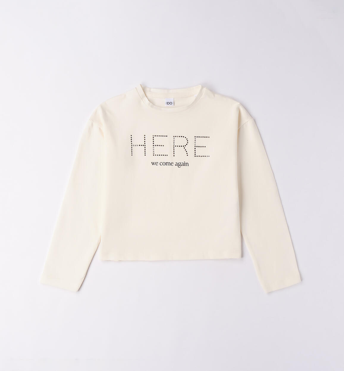 Maglietta ragazza manica lunga