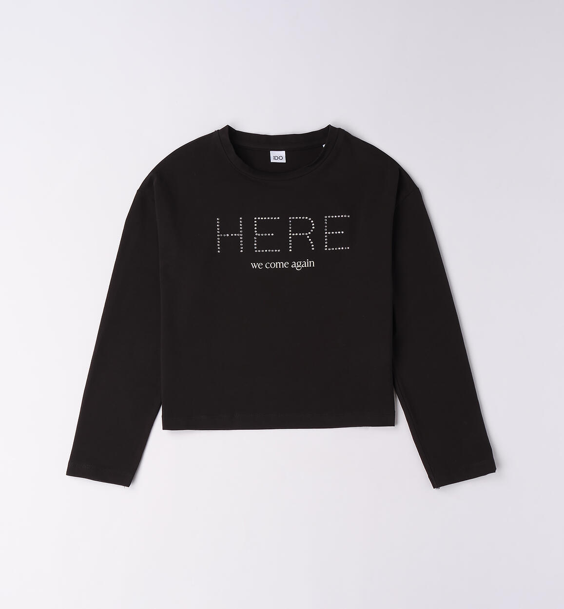 Maglietta ragazza manica lunga