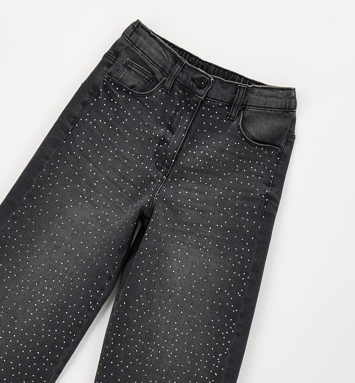 Jeans ragazza con strass