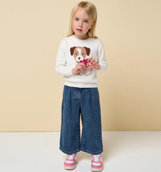 Jeans palazzo bimba