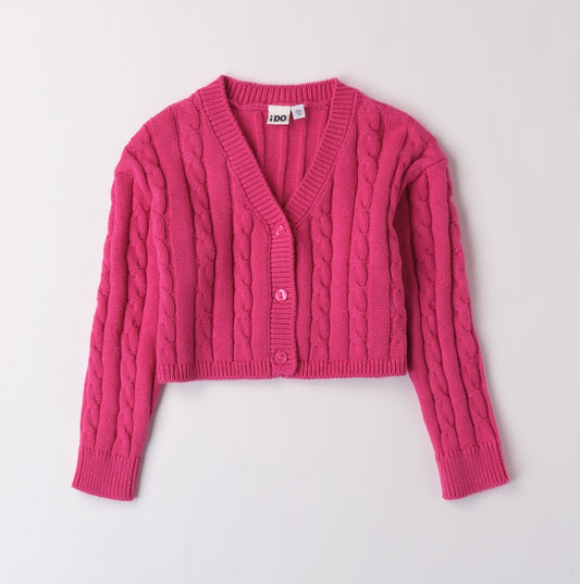 Cardigan in tricot bimba