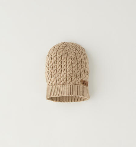 Berretto iDO neonato in tricot – Beige