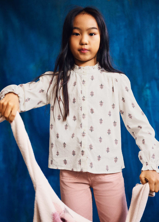 Blusa stampata Mayoral ragazza Rosa