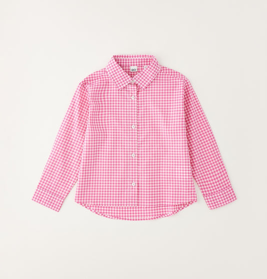 Camicia a quadri bambina