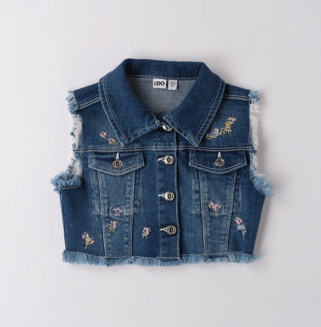 Gilet si jeans bimba