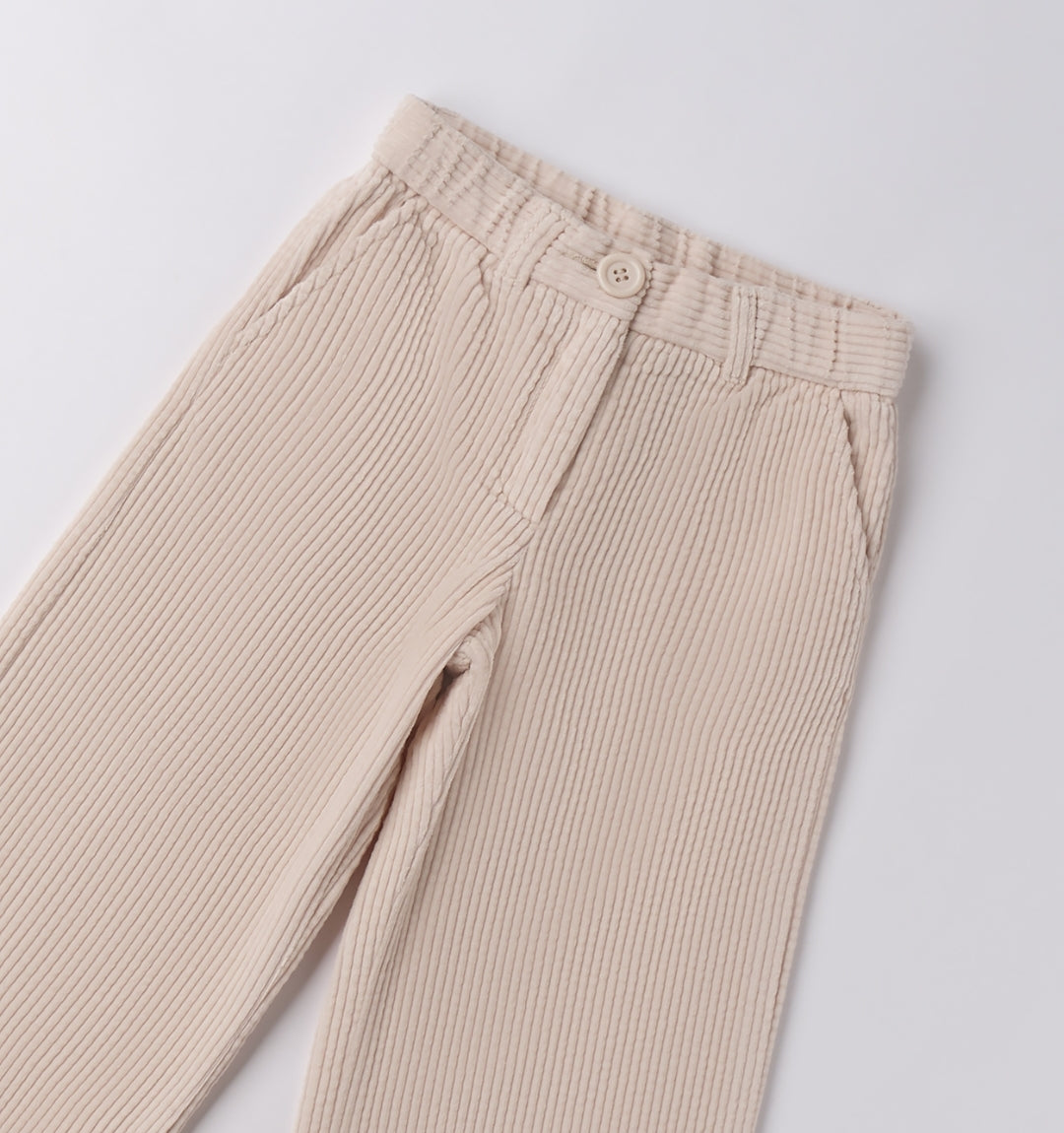 Pantaloni velluto bambina