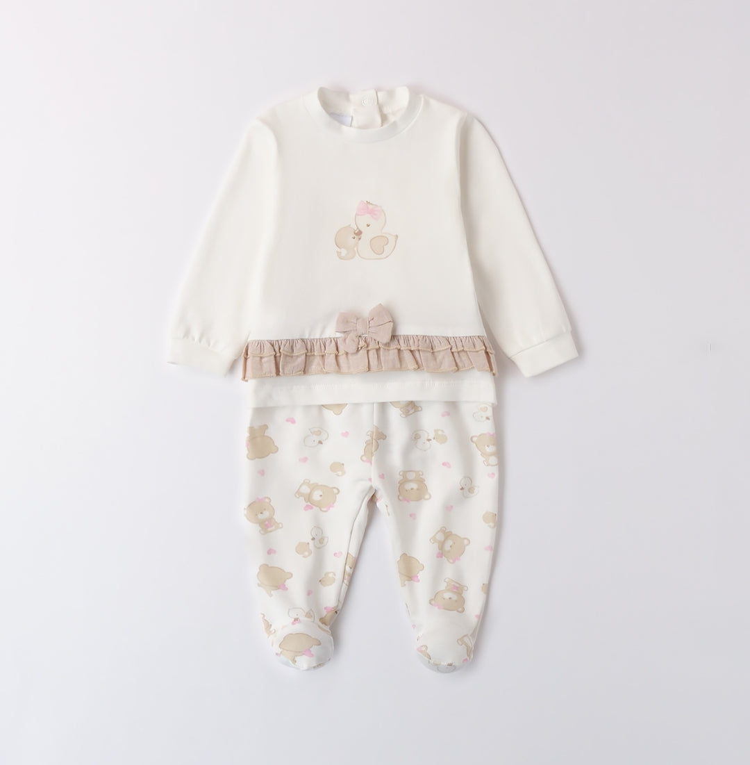 Tutina due pezzi neonata