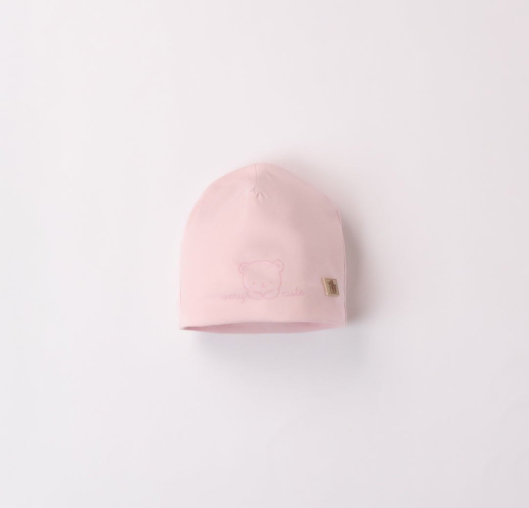 Cappellino in caldo cotone neonata