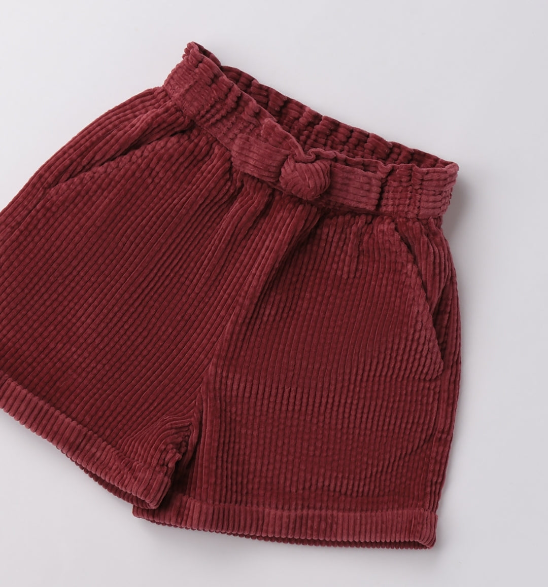 Shorts in velluto bambina
