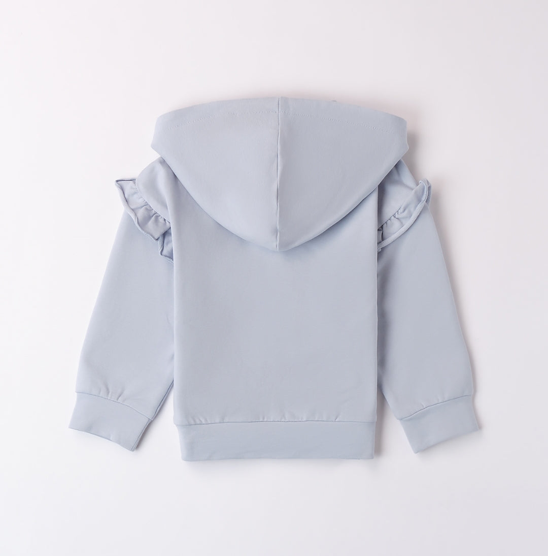 Felpa bimba con zip