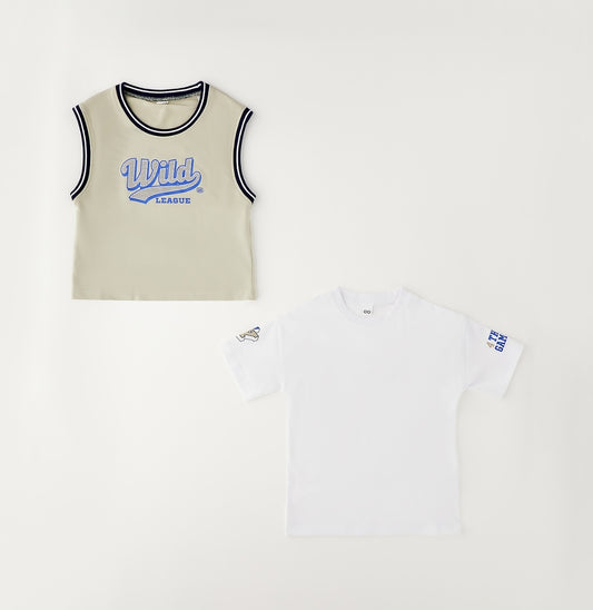 T-shirt due pezzi per bambino