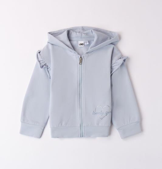 Felpa bimba con zip
