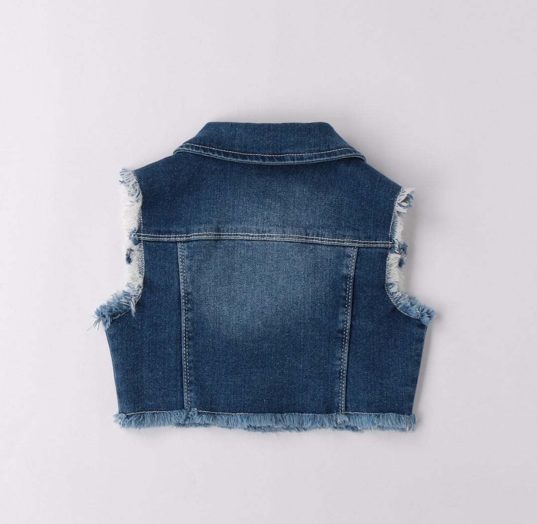 Gilet si jeans bimba