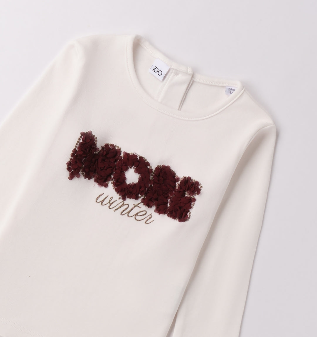 Maglietta 100% cotone per bambina